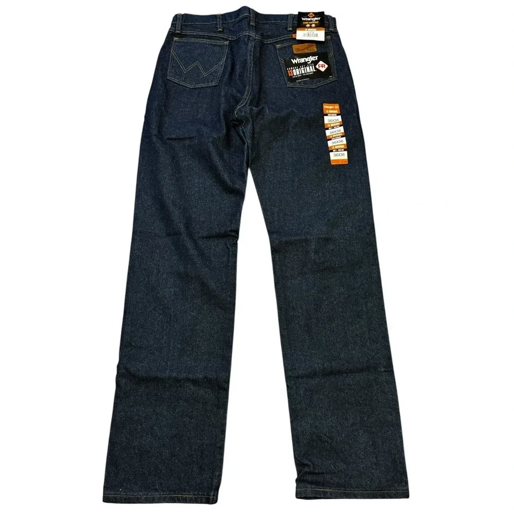 Wrangler FR 13MWZ Jeans 36x36 Original Fit Flame Resistant NWT